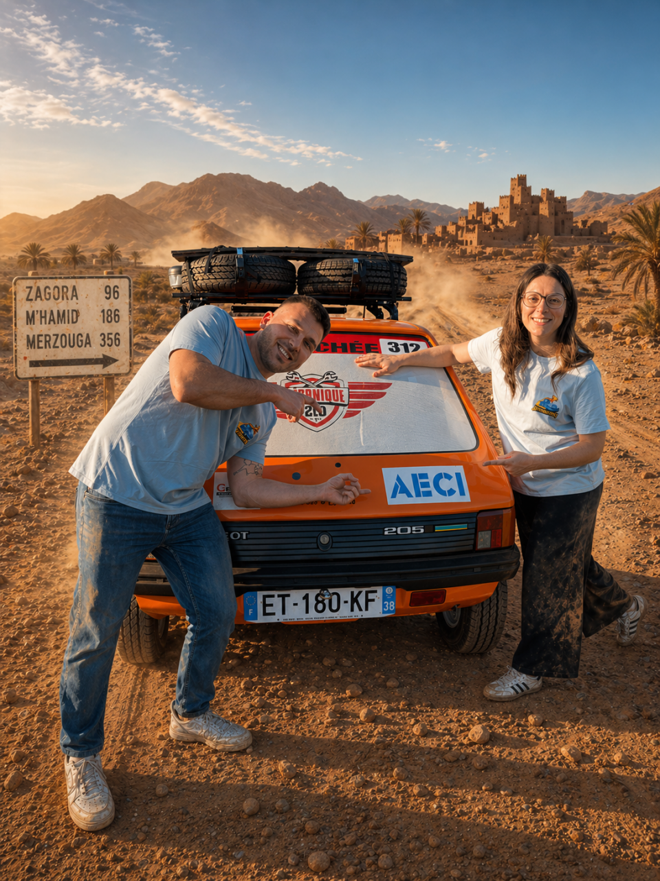 Sponsor du 205 Trophée au Maroc